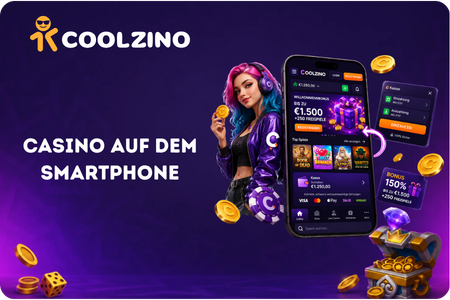 Coolzino de auf dem Smartphone