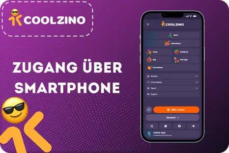 Coolzisno Zugang über Smartphone
